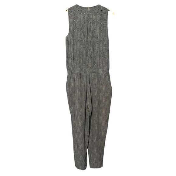 Eileen Fisher The Fisher Project Jumpsuit XS Chain Print Sleeveless Silk - Picture 3 of 6